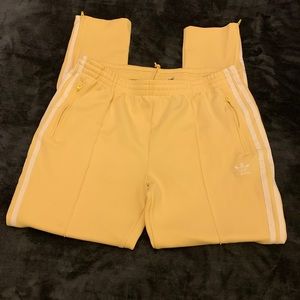 Adidas Yellow track pants